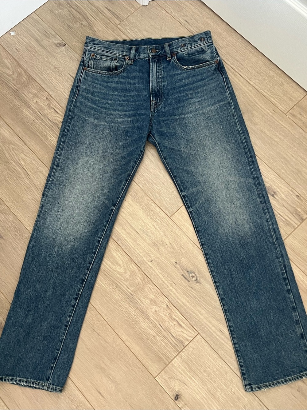 R 13 boyfriend jeans aspen selvedge blue